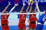 شکست سریع و قابل پیش‌بینی والیبال ایران مقابل ایتالیا
