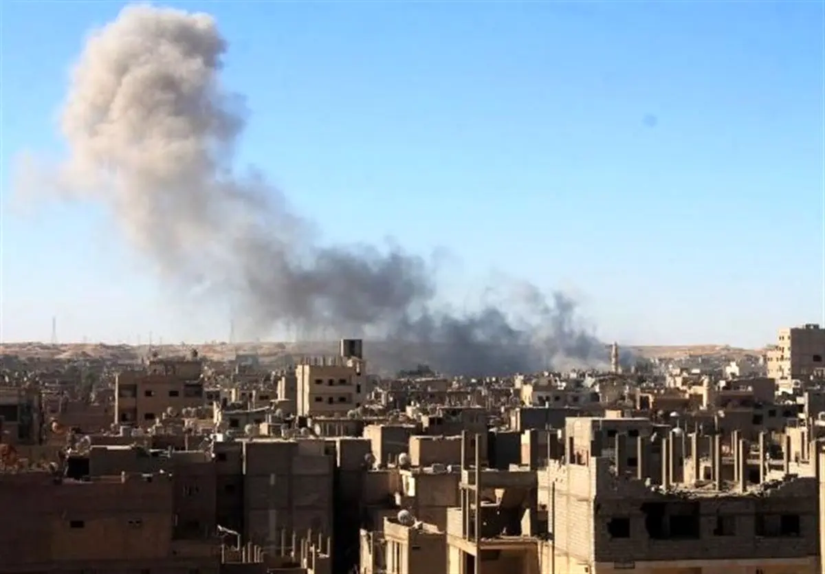  دیرالزور سوریه مورد حمله ائتلاف آمریکایی 