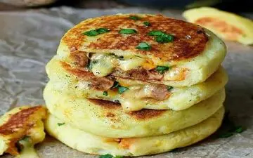 طرز تهیه کوکو سیب زمینی شکم پر بدون گوشت!