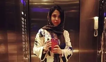 تیپ زمستانی خانم بازیگر در آسانسور+عکس 