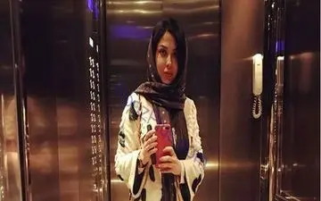 تیپ زمستانی خانم بازیگر در آسانسور+عکس 