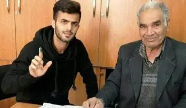  ثبت قرارداد عبدی در هیات فوتبال اصفهان 