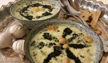 طرز تهیه آش دوغ مازندرانی مرحله به مرحله
