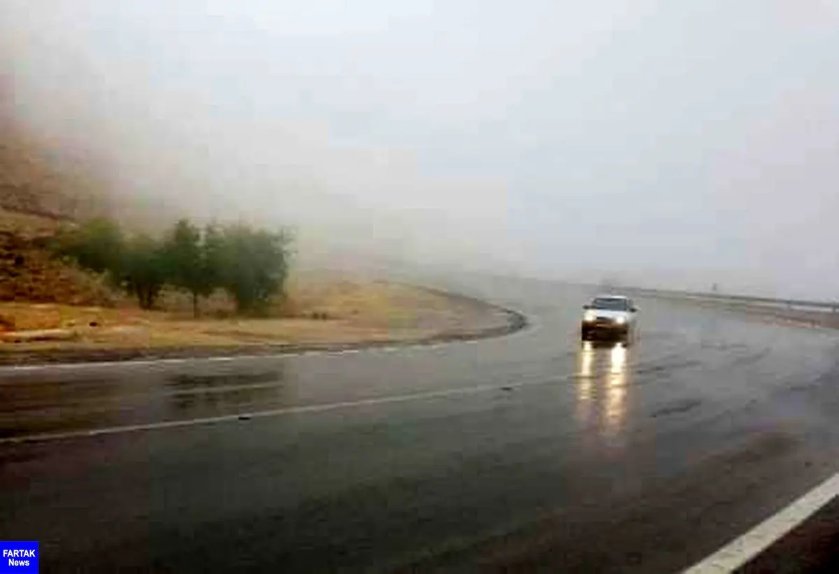 ‍ همه راه های استان کرمانشاه لغزنده است/بارش برف در گردنه ها 