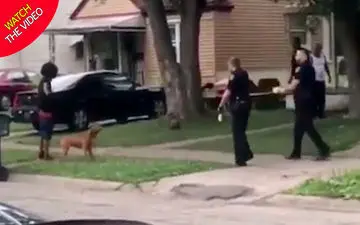 کشتن بی‌رحمانه سگ بیچاره توسط ماموران پلیس! 