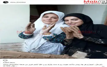 گل بازی هلیا امامی و سیما تیرانداز (عکس)