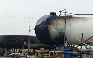 نخستین فیلم منتشر شده از مخازن گاز منفجر شده در پارچین