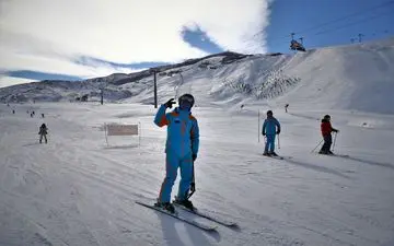 بازگشایی پیست اسکی تاریکدره همدان