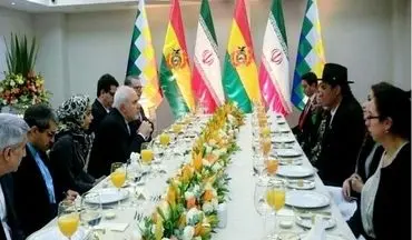 وزیران امور خارجه ایران و بولیوی دیدار و گفتگو کردند