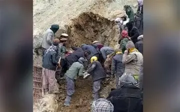 ریزش معدن طلا در بدخشان/ شماری از کارگران زیر آوارند 