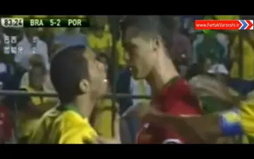 رونالدو - مارسلو - رفاقتی صمیمی که با دعوا شروع شد + فیلم