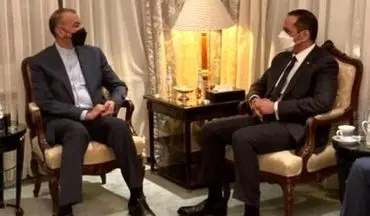 امیر عبداللهیان با وزیر خارجه قطر دیدار و گفت‌وگو کرد