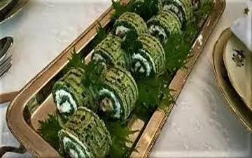 طرز تهیه رولت اسفناج|یه غذای جذاب و مقوی