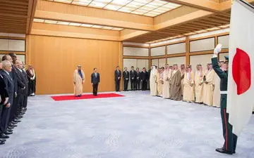ملک سلمان وارد ژاپن شد