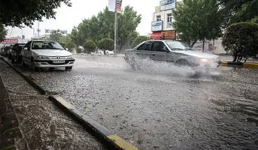 
بارش باران در نقاط مختلف کشور