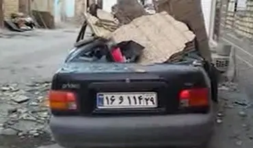 خسارات زمین لرزه 5.9 ریشتری در تازه آباد کرمانشاه + فیلم 