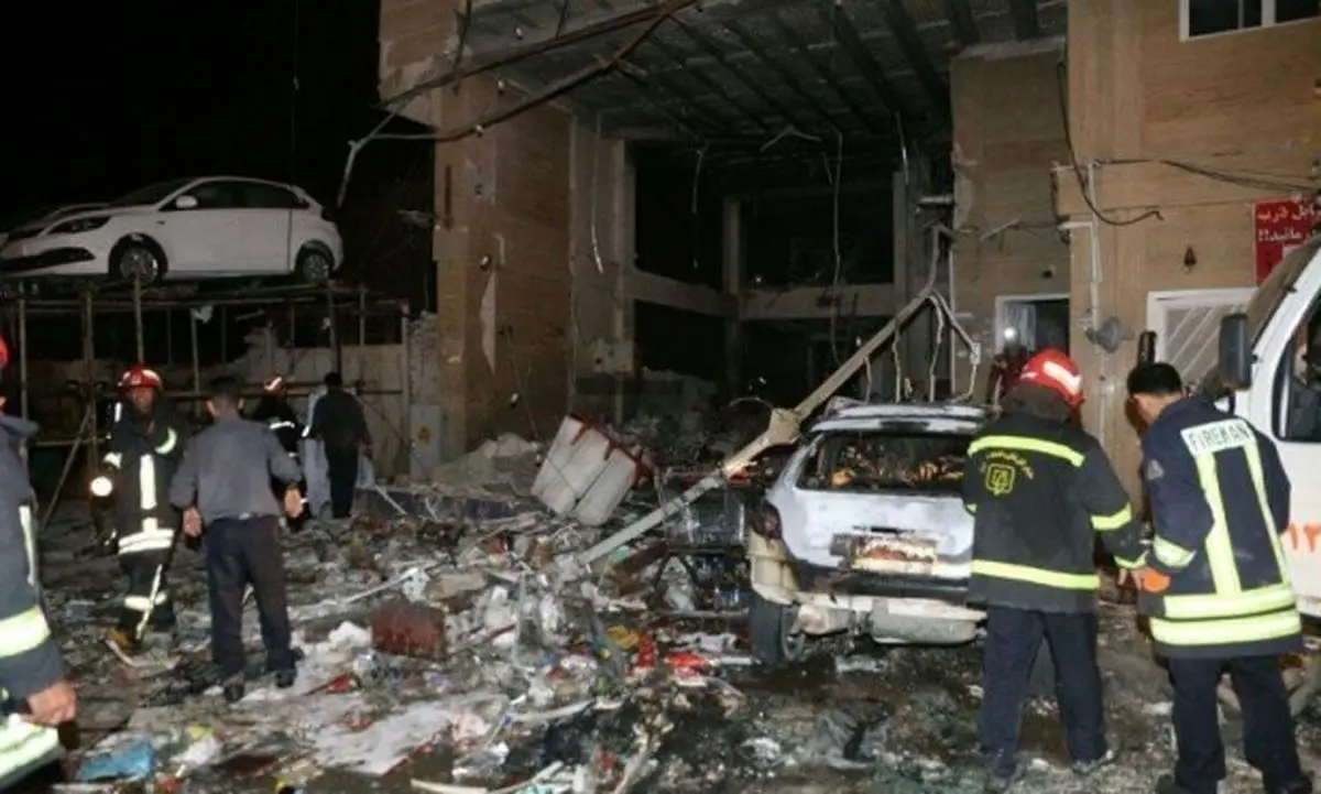 انفجار شدید در یکی از خیابان‌های شیراز