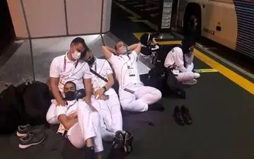 اعضای گروه نخست کاروان ایران با دشواری به توکیو رسیدند 