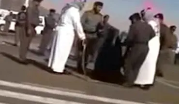 اعدام یک زن با شمشیر در عربستان + فیلم 