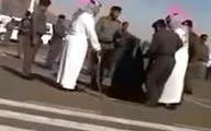 اعدام یک زن با شمشیر در عربستان + فیلم 