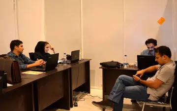 کارکنان فعال و  زحمتکش واحد روابط عمومی بیست و سومین دوره نمایشگاه مطبوعات به روایت تصویر