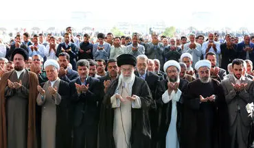 ویدیوی کامل سخنرانی رهبر بعد از نماز عید فطر