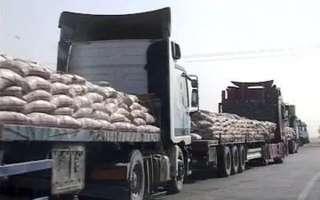 سیمان بیشترین کالای جابجا شده توسط ناوگان‌ باری استان کرمانشاه 