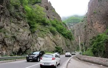  جاده چالوس یکطرفه شد 