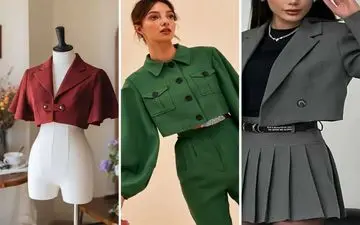 ۱۰ مدل کراپ کت شیک برای استایلی خاص در بهار ۱۴۰۴