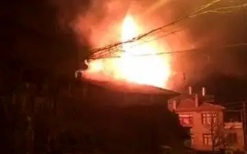 مسجدی که در آتش سوخت