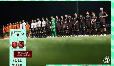 خلاصه بازی مس رفسنجان 0 - پرسپولیس 3 + ویدئو