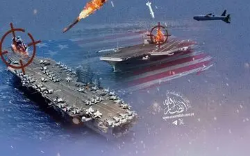 حمله پهپادی نیروهای مسلح یمن ناو هواپیمابر «وینسون» و مناطق عسقلان و یافا