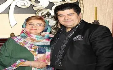 سالار عقیلی و مادرش در روز تولد آقای خواننده