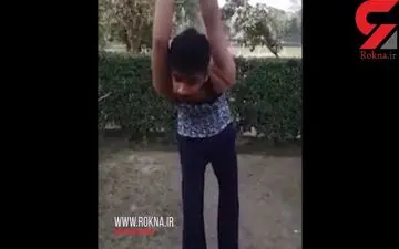 جوانی که می تواند شانه اش را 360 درجه بچرخاند+فیلم 