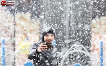 تهران سفیدپوش شد + تصاویر