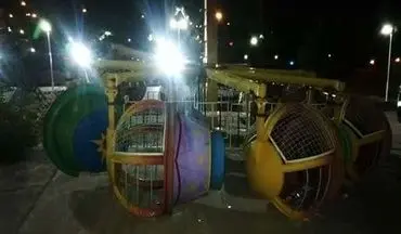 قطار شهربازی کرمان حادثه آفرید | ۱۲ نفر مصدوم شدند