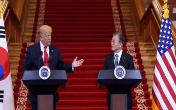 ترامپ و مون دیدار رئیس‌جمهور آمریکا با کیم را تأیید کردند