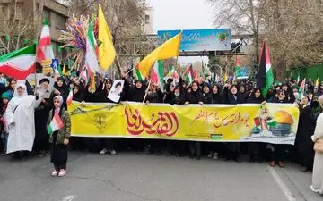 حضور چشمگیر بانوان البرزی در راهپیمایی روز قدس