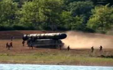 فیلم منتشر شده از آزمایش موشک بالستیک در کره شمالی 