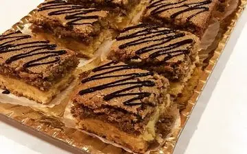 طرز تهیه کیک مکرون گردویی | هم کیکه هم شیرینی