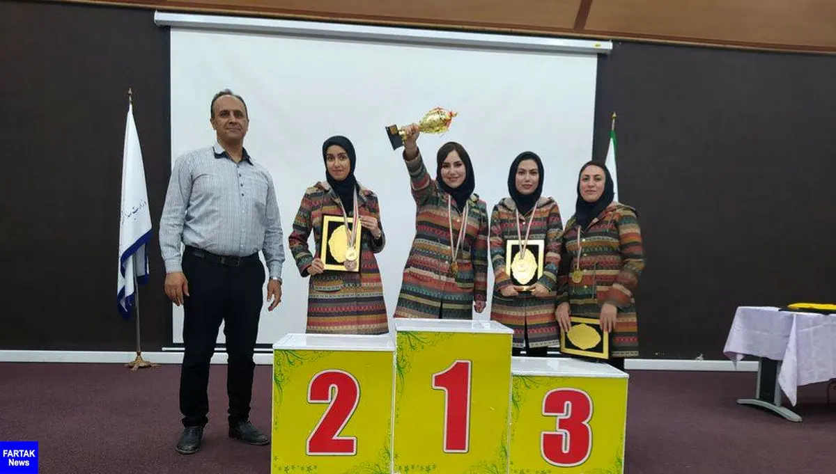 دانشجویان دختر دانشگاه علوم پزشکی کرمانشاه در جایگاه نخست مسابقات قهرمانی شطرنج