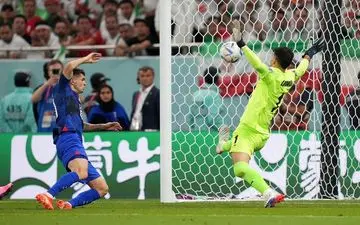 گل اول آمریکا به ایران + ویدئو