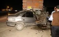 حادثه دلخراش در جاده مشهد؛ تصادف پژو و کامیون جان یک نفر را گرفت