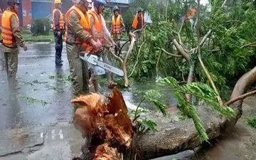 یک کشته و 10 مصدوم در طوفان گلستان + عکس