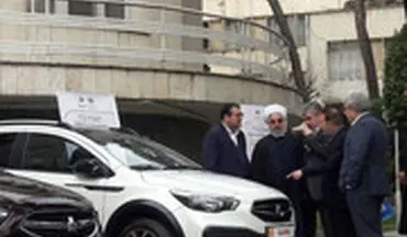 رییس جمهور از چند خودروی جدید داخلی رونمایی کرد