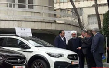 رییس جمهور از چند خودروی جدید داخلی رونمایی کرد