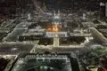 تصویر هوایی از حضور میلیونی زائران رضوی در لحظه تحویل سال