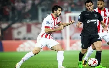 پیروزی المپیاکوس در دربی آتن با حضور انصاری‌فرد 