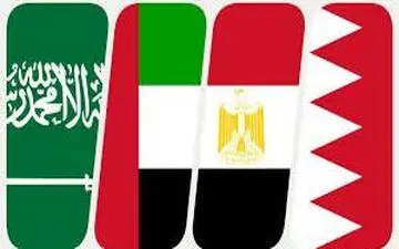 مواضع مداخله‌جویانه عربستان، مصر، امارات و بحرین درباره نقش ایران و ترکیه در سوریه