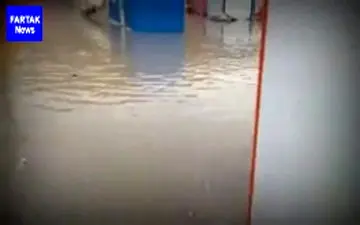 زلزله‌زدگان کرمانشاهی در محاصره آب + فیلم